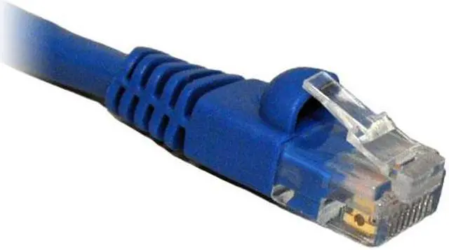Alt view image 2 of 2 - CAT6, UTP, Network Cable, Bootless, Blue, 1ft