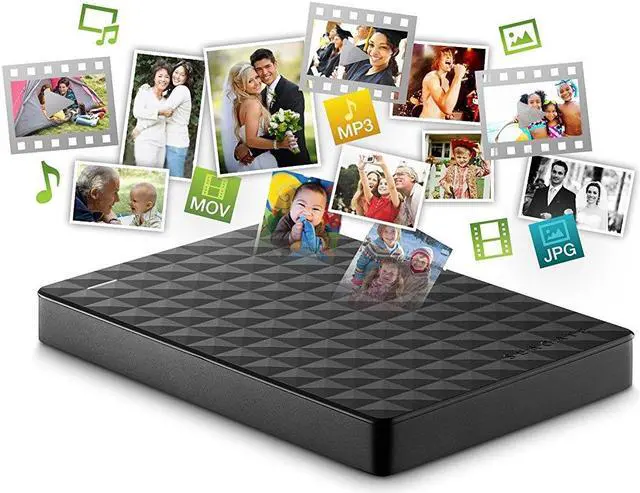 Alt view image 8 of 11 - Seagate STEA1000400 1 TB External Hard Drive - USB 3.0 - Portable