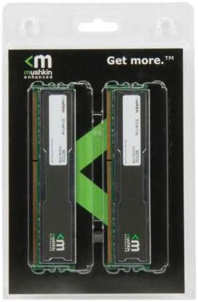 Alt view image 2 of 3 - Mushkin 996761 DDR2 UDIMM (2x2GB) 4GB PC2-6400 6-6-6-18 STILETTO 1.8V