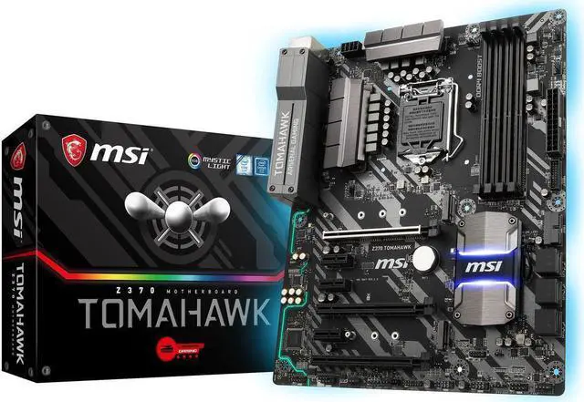 Main image of MSI Z370 TOMAHAWK LGA 1151 (300 Series) Intel Z370 HDMI SATA 6Gb/s USB 3.1 ATX Intel Motherboard