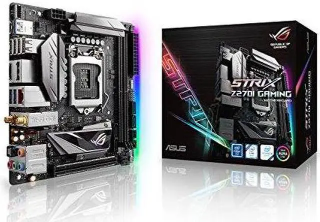 Alt view image 4 of 6 - ASUS ROG STRIX Z270I GAMING LGA1151 DDR4 DP HDMI M.2 mini-ITX Motherboard with onboard AC Wifi and USB 3.1
