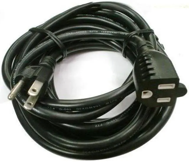 Alt view image 7 of 7 - 25' ft US 3-Prong PC Power Supply PC Computer Monitor Power Extension Cable