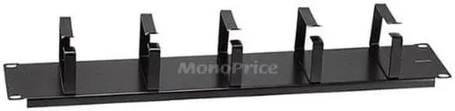 Alt view image 2 of 14 - Monoprice Premium Cable Management, Metal D-Ring, 3.5"(H)X19"(W), 2U