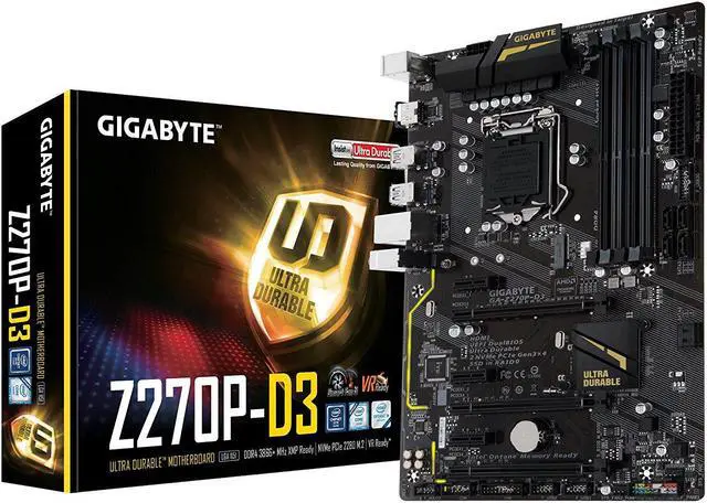 Main image of GIGABYTE GA-Z270P-D3 LGA1151 Intel Z270 2-Way Crossfire ATX DDR4 Motherboard