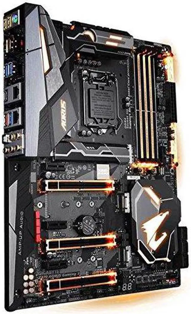 Alt view image 7 of 9 - GIGABYTE Z370 AORUS Gaming 7 (rev. 1.0) LGA 1151 (300 Series) Intel Z370 HDMI SATA 6Gb/s USB 3.1 ATX Intel Motherboard