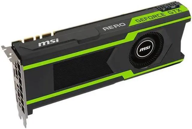 Alt view image 6 of 13 - MSI GTX 1080 TI AERO 11G GeForce GTX 1080 Graphic Card - 1.48 GHz Core - 1.58 GHz Boost Clock - 11 GB GDDR5X - PCI Express 3.0 x16