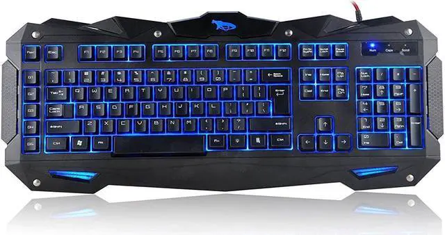 Alt view image 11 of 20 - IMICRO IM-KBCOBV8 iMicro Cobra IM-KBCOBV8 110-Key Wired USB LED Backlit Gaming Keyboard (Black)
