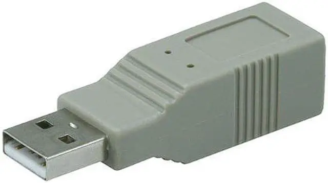 Alt view image 5 of 11 - Monoprice Inc. Usb 2.0 A Male/B Female Adaptor