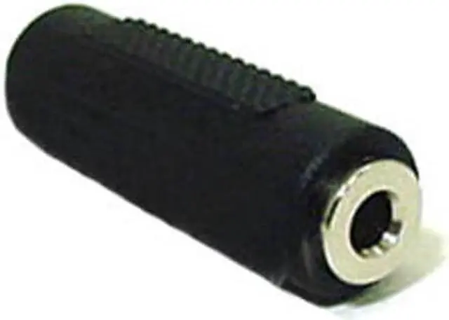 Alt view image 2 of 6 - Monoprice 3.5mm Stereo Jack to 3.5mm Stereo Jack Adapter, Gold Plated