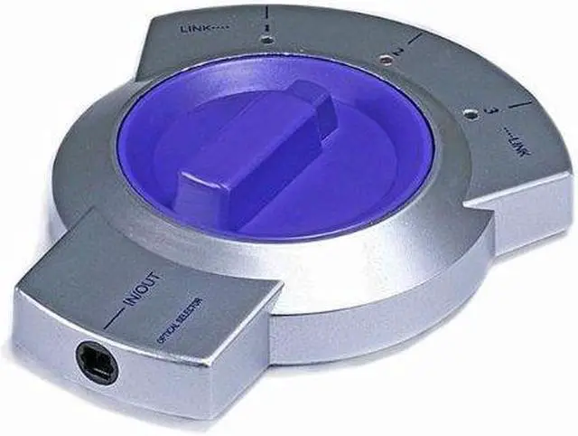 Alt view image 5 of 5 - Monoprice 102946 3X1 Optical Audio TosLink Bi-Directional Manual Switch