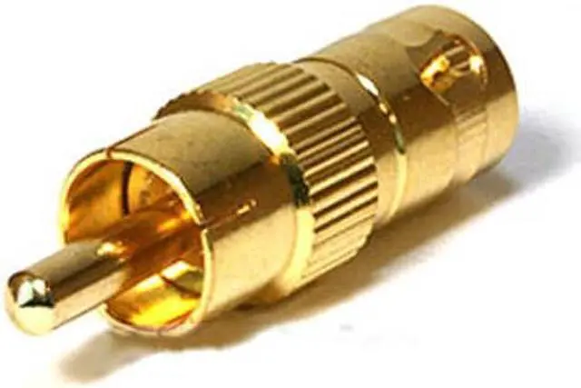Alt view image 4 of 7 - Monoprice BNC Female to RCA Male Adapter - Gold Plated | Transfer 75ohm Signals