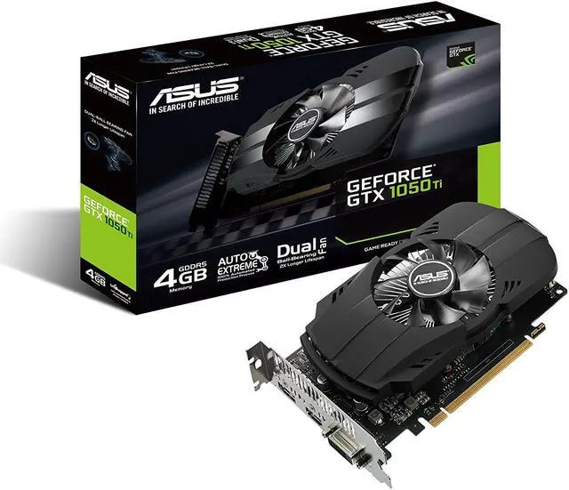 Alt view image 6 of 15 - Asus Geforce GTX 1050Ti 4GB Phoenix Video Graphics Card PH-GTX1050TI-4G