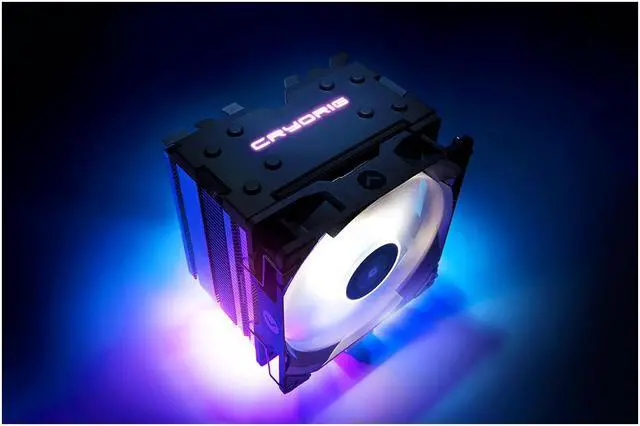 Alt view image 14 of 16 - CRYORIG H7 Quad Lumi Programmable RGB Cooler with 4 heatpipes