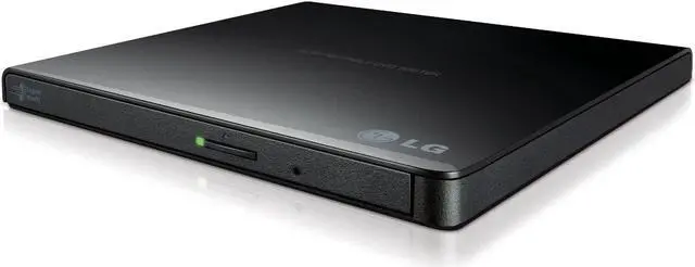 Alt view image 3 of 17 - LG GP65NB60 LG GP65NB60 External DVD-Writer - 1 x Retail Pack - Black - DVD-RAM/±R/±RW Support - 24x CD Read/24x CD Write/24x CD Rewrite - 8x DVD Read/8x DVD Write/8x DVD Rewrite -