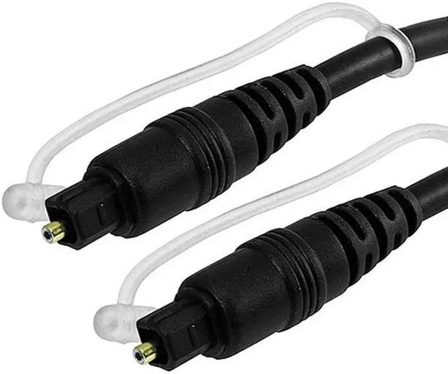 Alt view image 4 of 9 - Monoprice Digital Optical Audio Cable - 1.5 Feet - Black | S/PDIF (Toslink) 5.0-Meters Outside Diameter | Gold Plated Ferrule, Molded Strain Relief