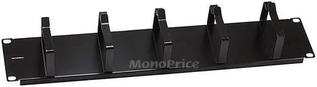 Alt view image 3 of 14 - Monoprice Premium Cable Management, Metal D-Ring, 3.5"(H)X19"(W), 2U