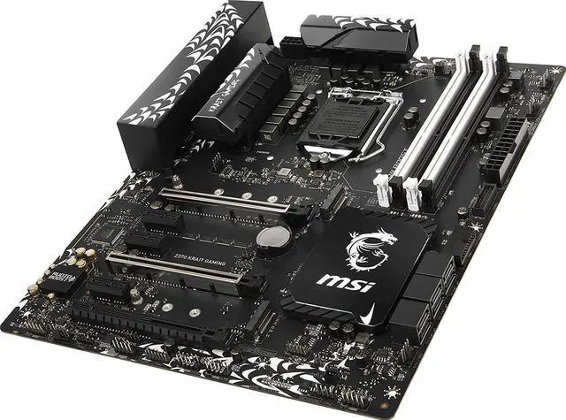 Alt view image 2 of 12 - MSI Z370 KRAIT GAMING Performance Intel Coffee Lake LGA 1151 VR Ready 64GB DDR4 SLI ATX Motherboard