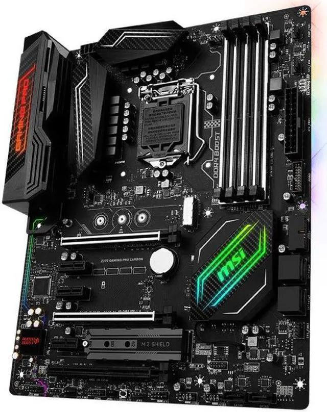 Alt view image 3 of 12 - MSI Performance Gaming Intel Z270 DDR4 HDMI USB 3 SLI ATX Motherboard