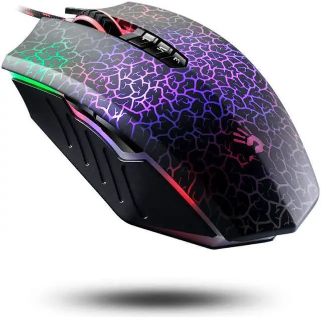 Alt view image 5 of 6 - A4tech Bloody A70 Infrared-Micro Adjustable 4,000CPI Gaming Mouse with Advanced Weapon Tuning & Macro Setting