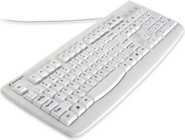 Main image of Kensington K64406US Washable USB Keyboard with Antimicrobial Protection, White