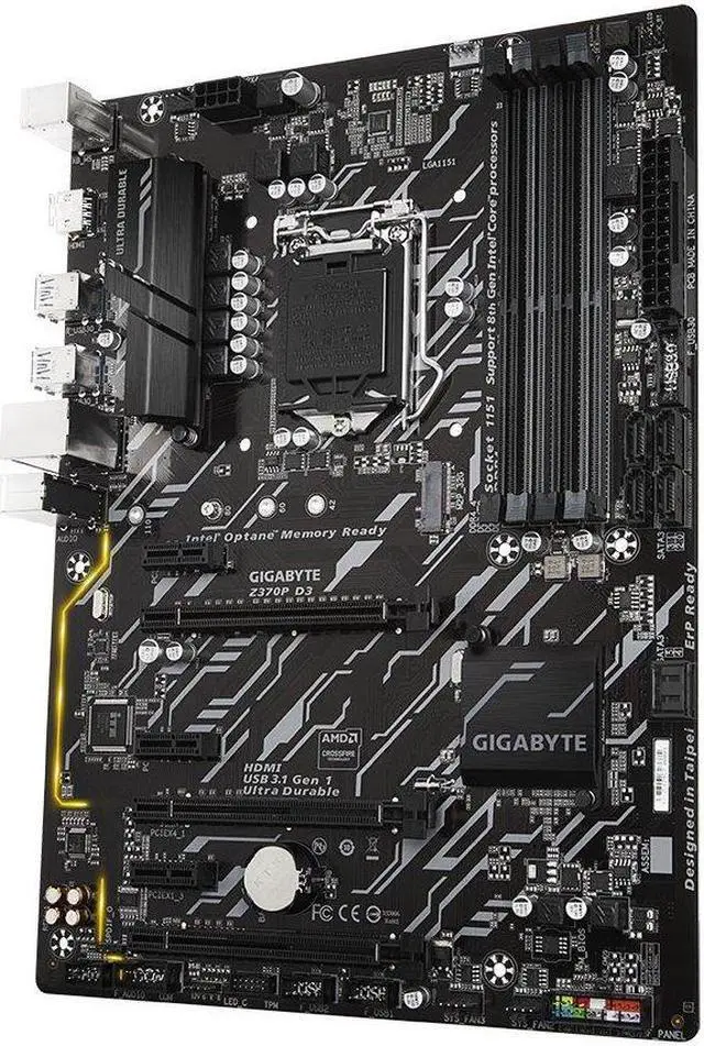 Alt view image 3 of 4 - GIGABYTE Z370P D3 (rev. 1.0) LGA 1151 (300 Series) Intel Z370 HDMI SATA 6Gb/s USB 3.1 Motherboard