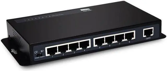 Alt view image 2 of 4 - Netis PE6109H 9 Port Fast Ethernet PoE Switch/ 4 Port PoE/ 802.3at/af