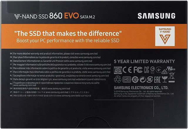 Alt view image 6 of 8 - Samsung 500 GB Internal Solid State Drive - SATA - M.2 2280 - 550 MB/s Maximum Read Transfer Rate - 520 MB/s Maximum Write Transfer Rate