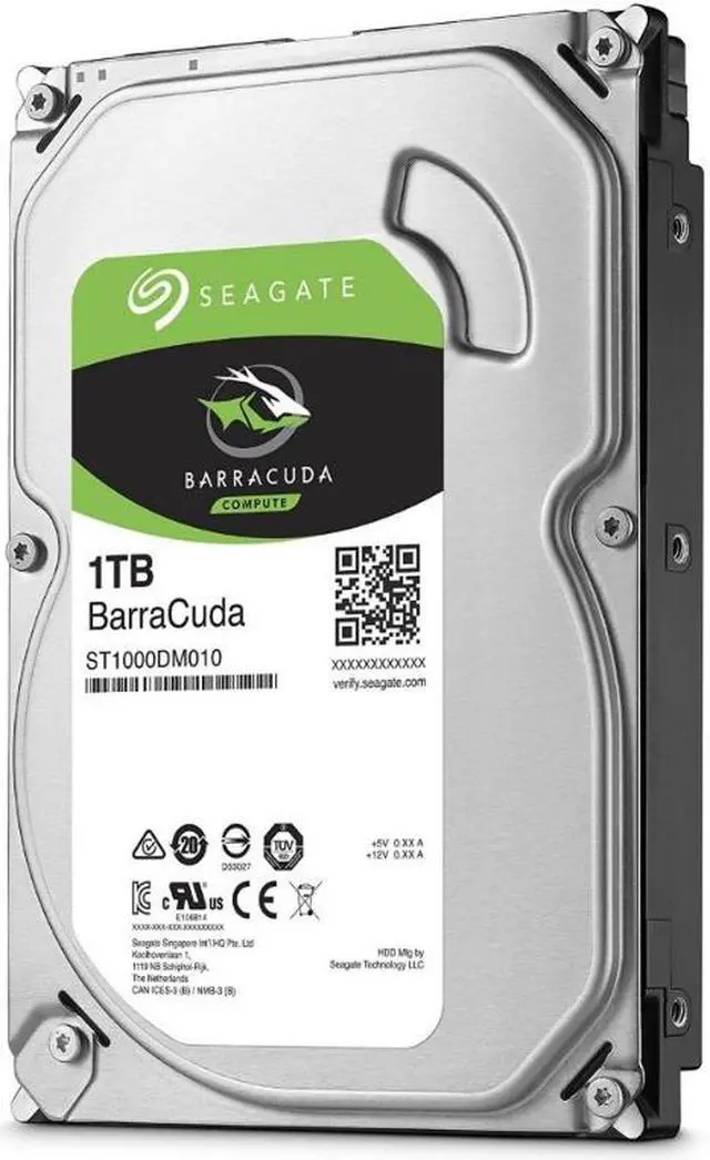 Alt view image 4 of 12 - Seagate BarraCuda ST1000DM010 1TB 64MB Cache SATA 6.0Gb/s 3.5" Hard Drive