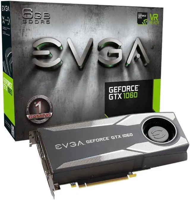Alt view image 10 of 12 - EVGA Geforce GTX 1060 GAMING 6GB GDDR5 PCI-E 3.0 06G-P4-5161-KR