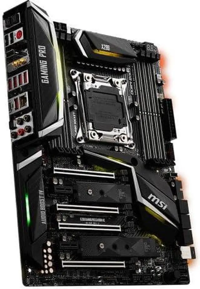 Alt view image 3 of 5 - MSI Performance Gaming Intel X299 LGA 2066 DDR4 USB 3.1 SLI ATX Motherboard (X299 GAMING PRO CARBON AC)