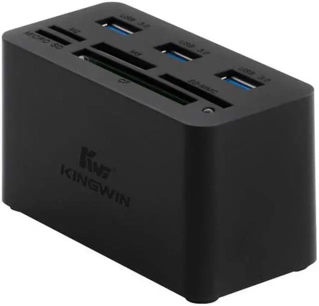 Alt view image 6 of 8 - Kingwin KWCR-801U3 SuperSpeed USB 3.0 Mini Combo Card Reader