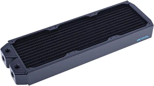 Main image of Alphacool NexXxos XT45 Full Copper Radiator 360, 120mm x 3, Triple Fan, Black