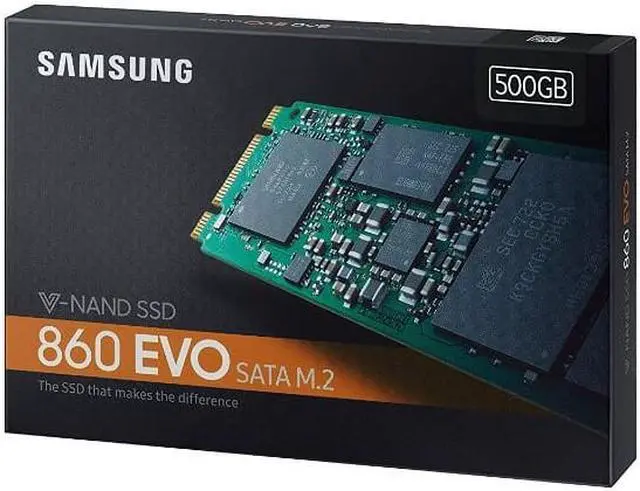 Alt view image 5 of 8 - Samsung 500 GB Internal Solid State Drive - SATA - M.2 2280 - 550 MB/s Maximum Read Transfer Rate - 520 MB/s Maximum Write Transfer Rate