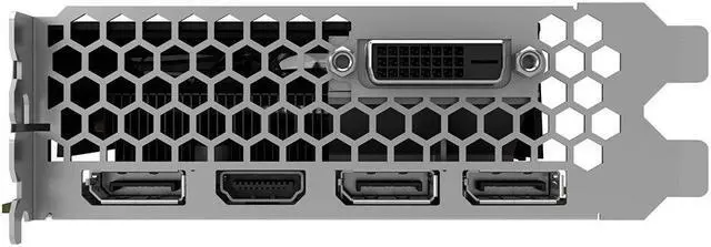 Alt view image 6 of 6 - PNY GeForce GTX 1060 Graphic Card - 1.51 GHz Core - 1.71 GHz Boost Clock - 6 GB GDDR5 - PCI Express 3.0 x16 - Dual Slot Space Required - 192 bit Bus Width - Fan Cooler - DirectX 12, OpenGL 4.5 - 3 ...