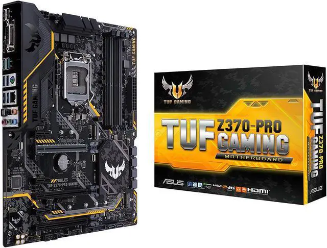 Main image of ASUS TUF Z370-PRO GAMING LGA1151 DDR4 HDMI DVI M.2 Z370 ATX Motherboard USB 3.1 for 8th Generation Intel Core Processors