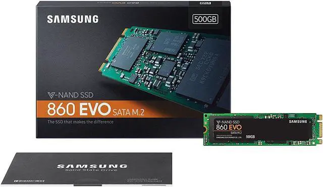 Alt view image 4 of 8 - Samsung 500 GB Internal Solid State Drive - SATA - M.2 2280 - 550 MB/s Maximum Read Transfer Rate - 520 MB/s Maximum Write Transfer Rate