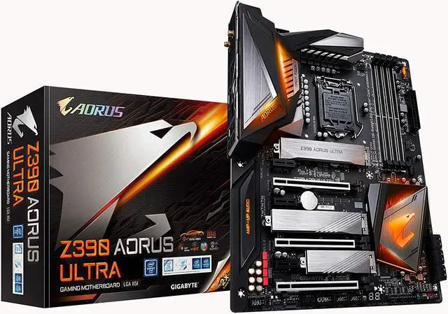Main image of GIGABYTE Z390 AORUS ULTRA LGA 1151 (300 Series) Intel Z390 HDMI SATA 6Gb/s USB 3.1 ATX Intel Motherboard
