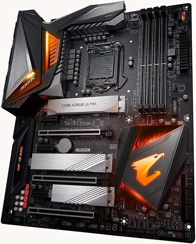Alt view image 3 of 10 - GIGABYTE Z390 AORUS ULTRA LGA 1151 (300 Series) Intel Z390 HDMI SATA 6Gb/s USB 3.1 ATX Intel Motherboard