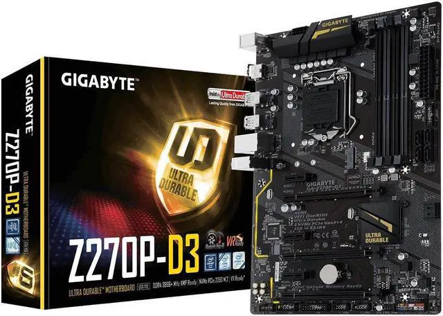Alt view image 5 of 5 - GIGABYTE GA-Z270P-D3 LGA1151 Intel Z270 2-Way Crossfire ATX DDR4 Motherboard