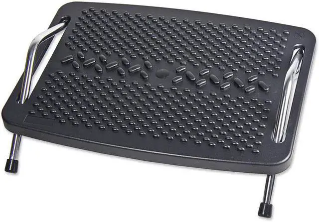 Alt view image 3 of 20 - SYBA Multimedia Ergonomic Design Foot Rest with Metal Support, and Push-to-Tilt Sides