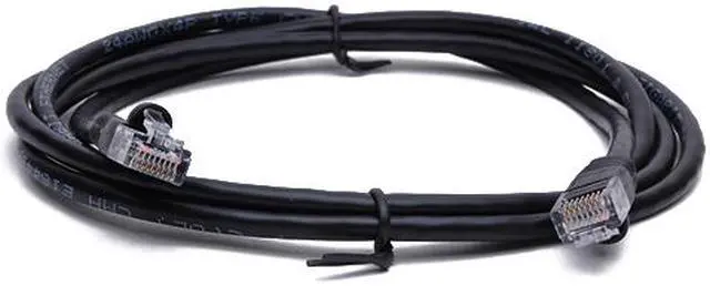 Main image of BattleBorn 5 Foot Cat5e Gigabit RJ45 Ethernet Network Cable UTP LAN Patch Cord - Black