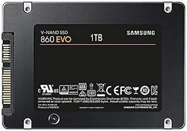 Alt view image 4 of 16 - SAMSUNG 860 EVO Series 2.5" 1TB SATA III 3D NAND Internal Solid State Drive (SSD) MZ-76E1T0E