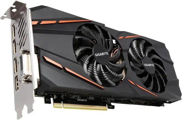 Alt view image 2 of 6 - GIGABYTE GeForce GTX 1060 3GB GDDR5 PCI Express 3.0 x16 ATX Graphics Card GV-N1060WF2OC-3GD