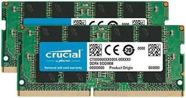 Alt view image 2 of 12 - Crucial - DDR4 - 8 GB: 2 x 4 GB - SO-DIMM 260-pin - 2400 MHz / PC4-19200 - CL17 - 1.2 V - unbuffered - non-ECC