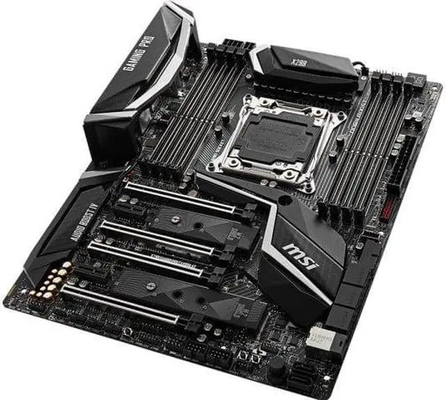 Alt view image 4 of 5 - MSI Performance Gaming Intel X299 LGA 2066 DDR4 USB 3.1 SLI ATX Motherboard (X299 GAMING PRO CARBON AC)