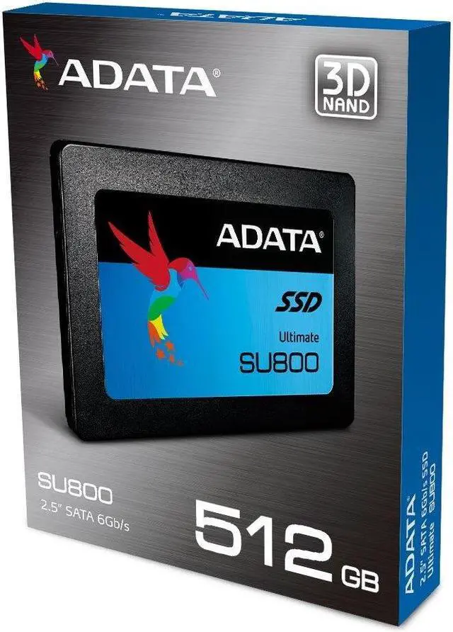 Alt view image 9 of 20 - ADATA Ultimate SU800 512GB 3D NAND 2.5 Inch SATA-III Internal Solid State Drive (ASU800SS-512GT-C)