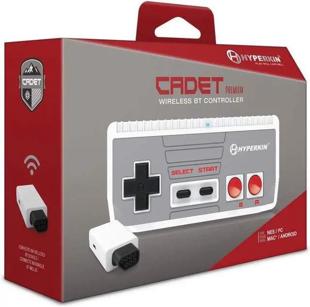 Alt view image 8 of 16 - Hyperkin "Cadet" Premium BT Controller for NES/ PC/ Mac/ Android (Includes Wireless Adapter)