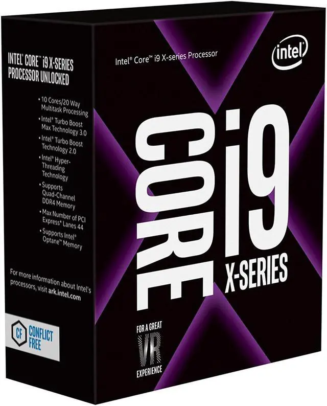 Alt view image 2 of 4 - Intel Core BX80673I97900X i9 i9-7900X Deca-core (10 Core) 3.30 GHz Processor