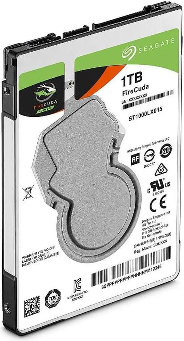 Alt view image 6 of 8 - Seagate Firecuda Gaming 1TB 2.5-Inch SATA 6GB/s 5400rpm 128 MB Cache Internal Hard drive ST1000LX015