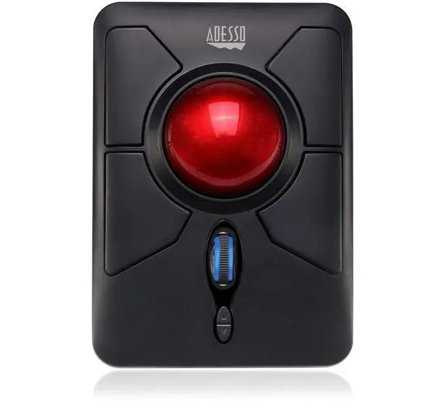 Alt view image 9 of 20 - Adesso iMouse T50 - Wireless Programmable Ergonomic Trackball Mouse
